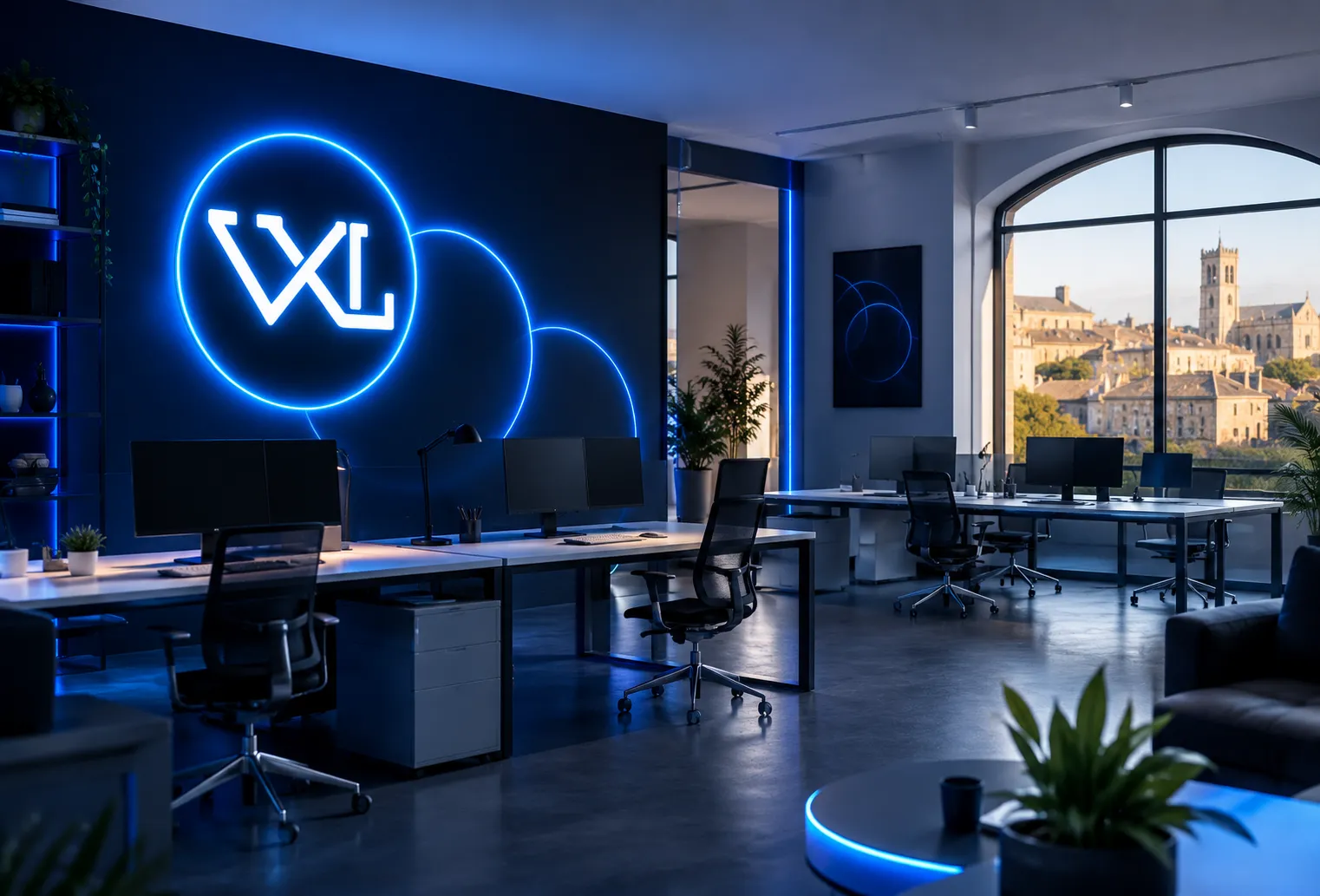 Bureau de l’agence web VeryXL à Avignon, dans le Vaucluse